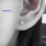 ต่างหูทอง ต่างหูเพชร เพชรแท้ - E1063DG